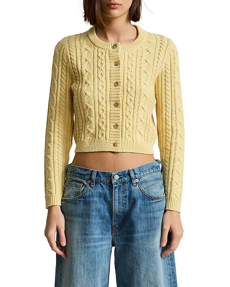Denimist Riley Crewneck Cardigan Sweater