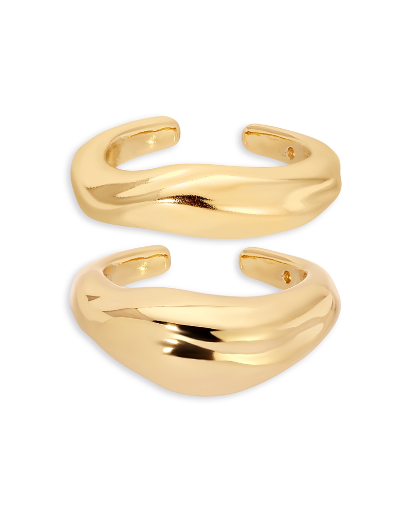 Ettika Bold Metallic Ear Cuff Set