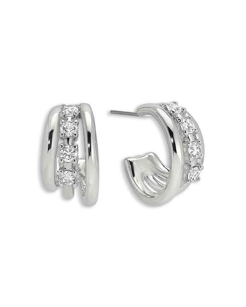 Ettika Mini Gleam Hoop Earrings, 0.7 diameter