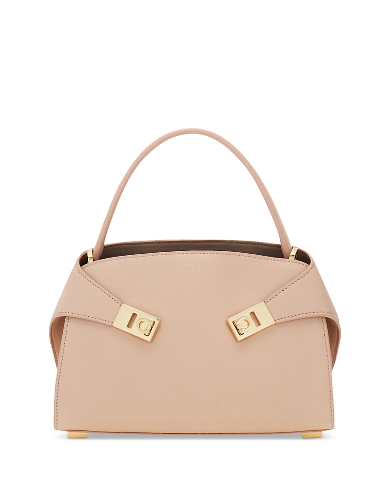 Ferragamo Hug Soft Leather Shoulder Bag · OS
