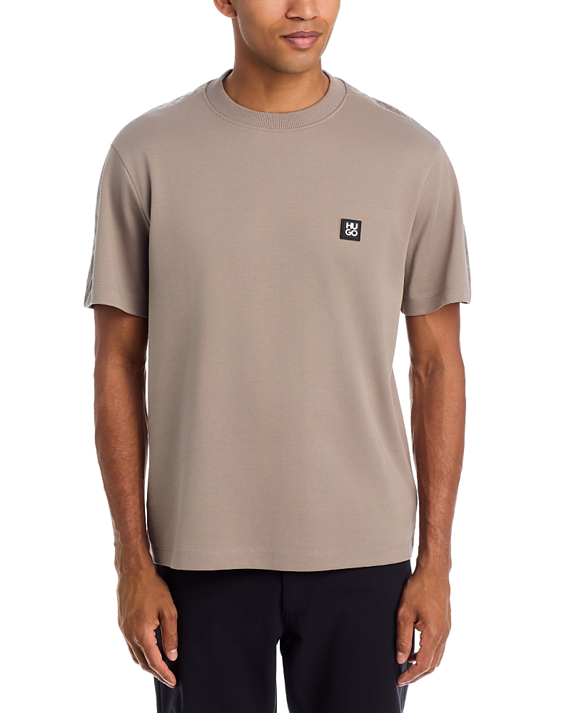 Hugo Drostee Floral Stripe Logo T-Shirt