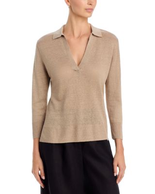 Linen Collared Sweater