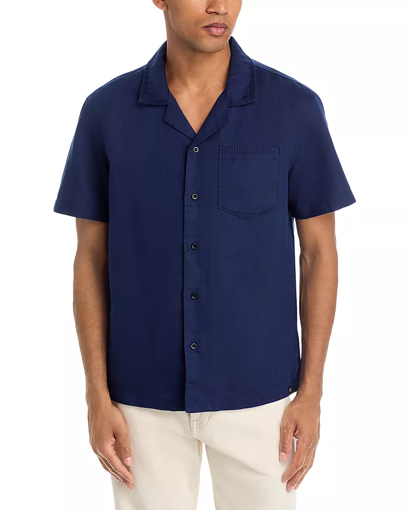 Ag Relaxed Fit Camp Collar Shirt