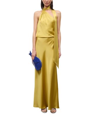Staud Estelle Tie Neck Dress