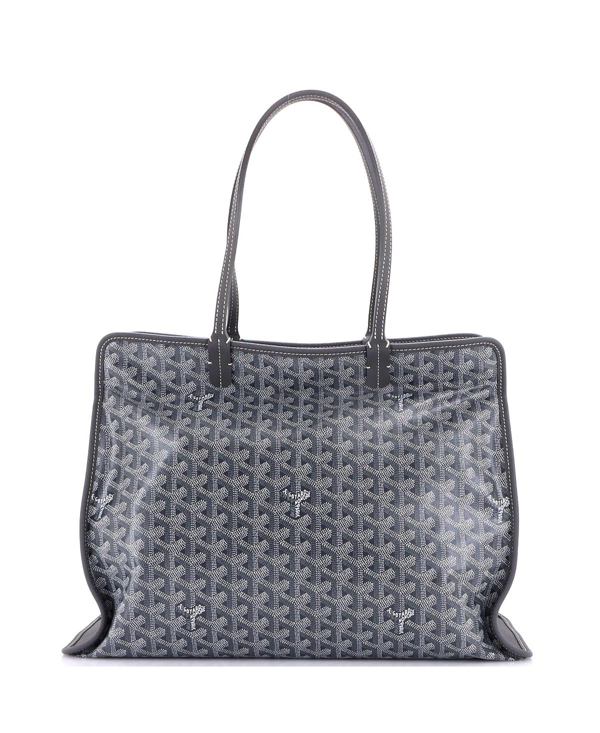 Pre-Owned Goyard Pm Hardy Pet Carrier Coated Canvas