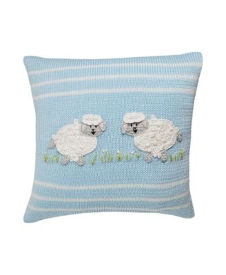 Knit Cotton 10" Lamb Pillow