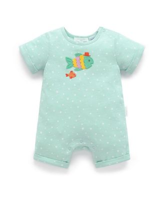 Unisex Fancy Fish Romper - Baby