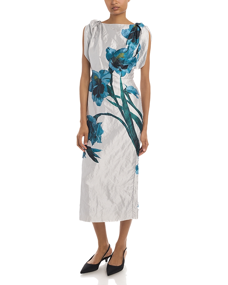 Erdem Floral Short Sleeve Dress