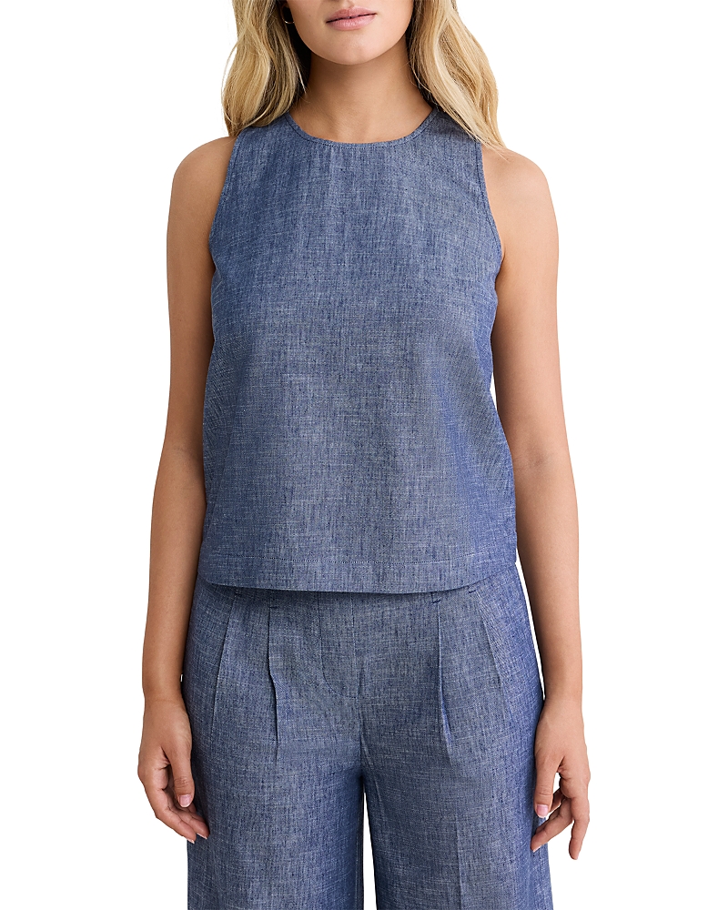 Nic+Zoe Chambray Mix Stevie Tank