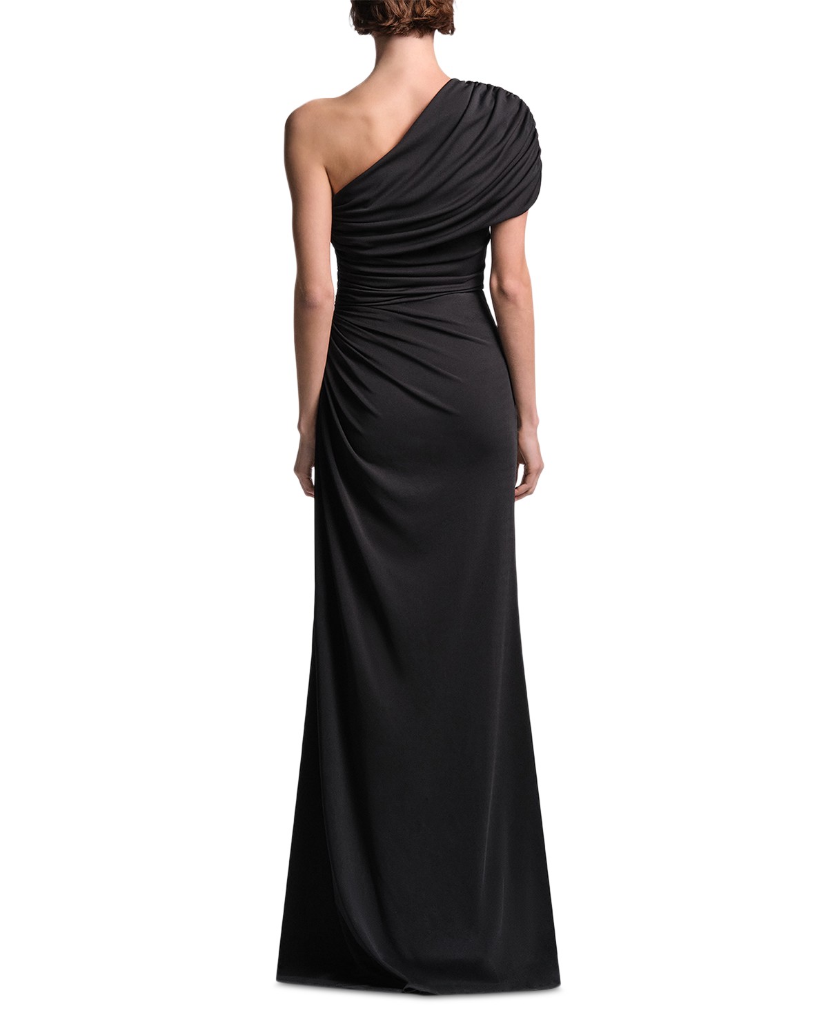Solina Gathered One Shoulder Gown