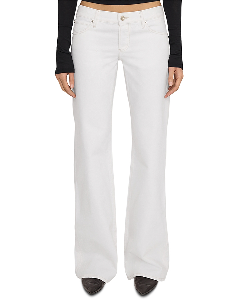 Frame The Gray Low Rise Bootcut Jeans in Au Natural