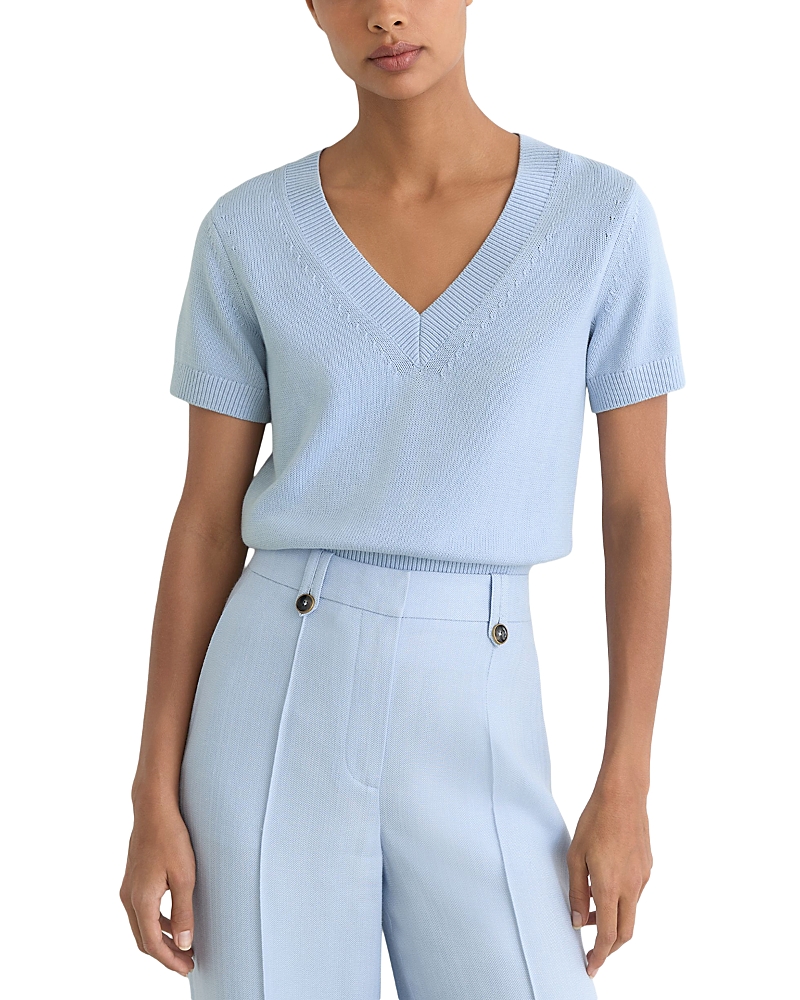 Reiss Valerie V Neck Top
