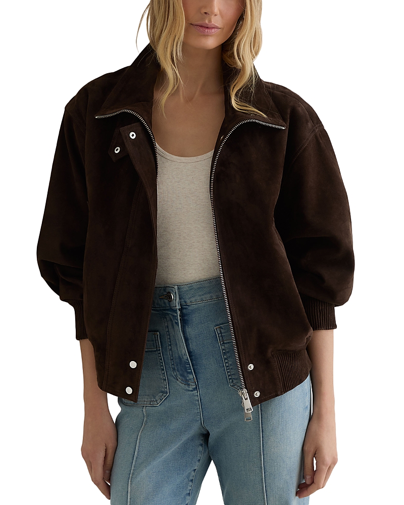 Reiss Petite Cara Leather Jacket