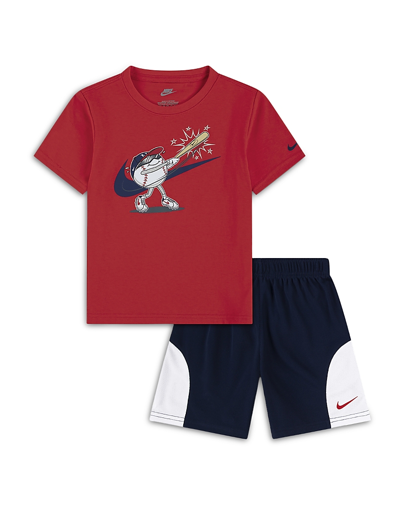 Nike Boys' Baseball Tee & Mesh Shorts Set - Little Kid