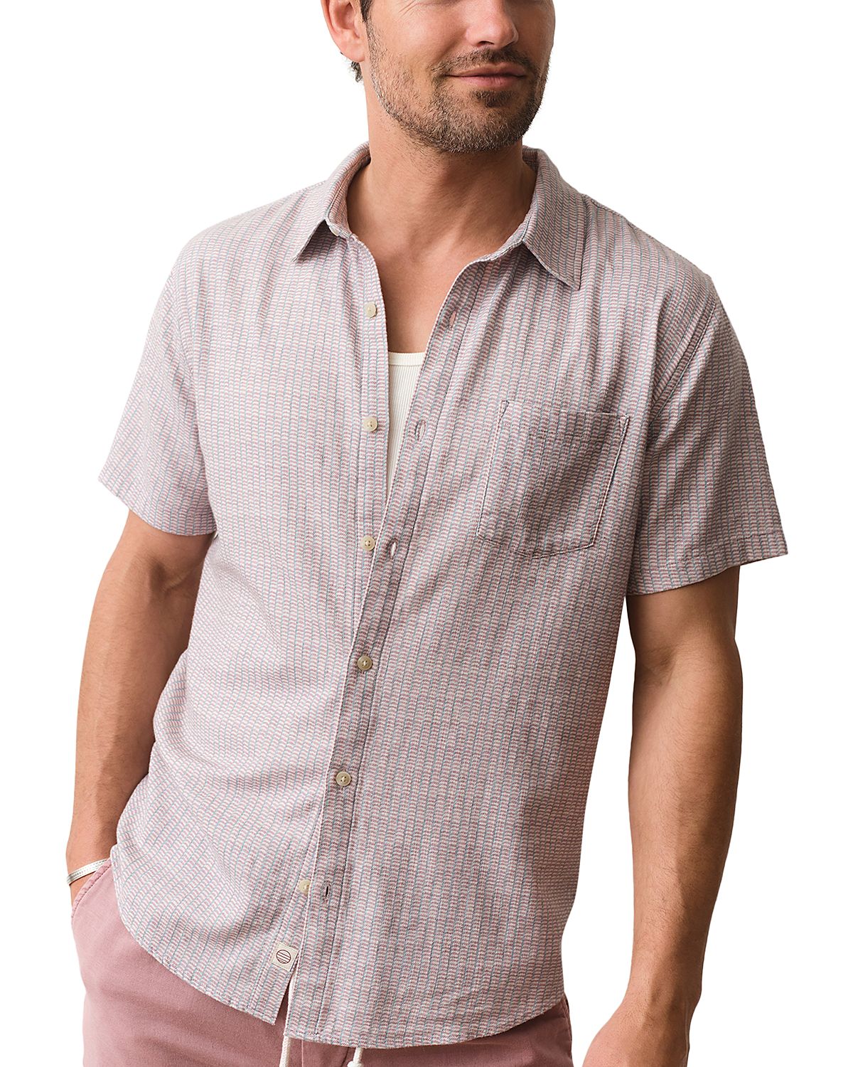Marine Layer Classic Stretch Selvage Pocket Shirt