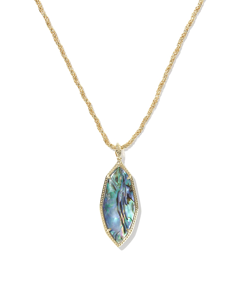 Kendra Scott Ophelia Abalone Shell Pendant Necklace, 32