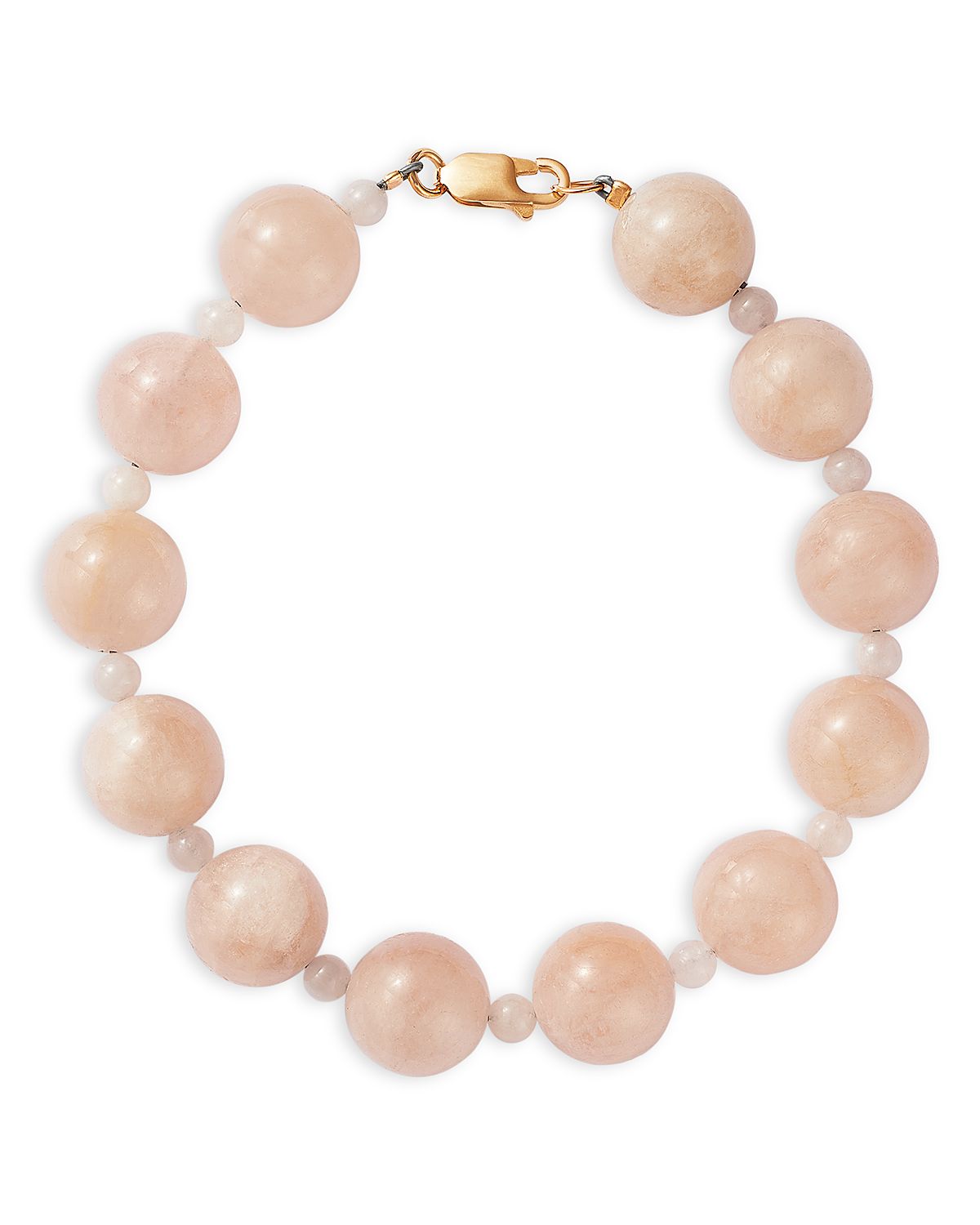 Bloomingdale's Fine Collection Pink Morganite Beaded Bracelet