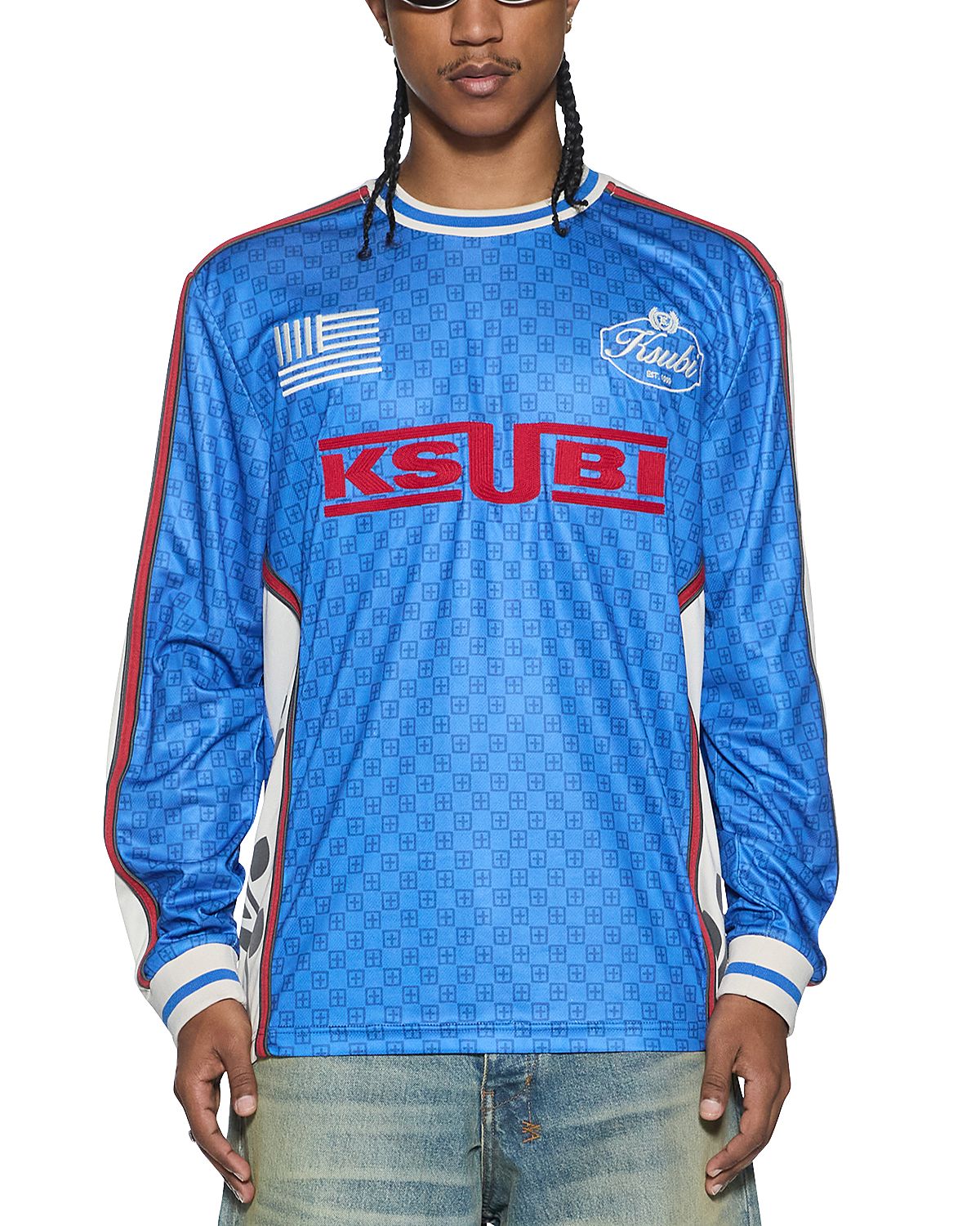 Ksubi Zoom Moto Logo Graphic Jersey Shirt