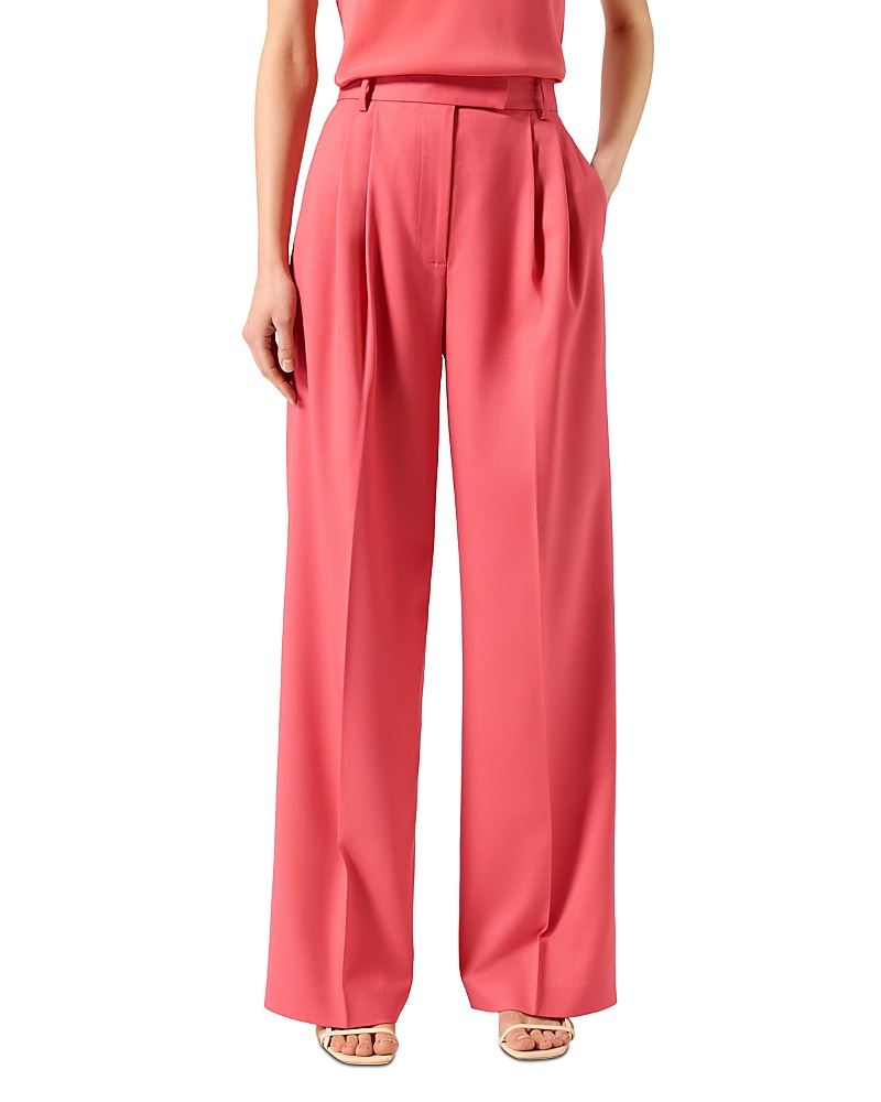 Argent Pleated Pants