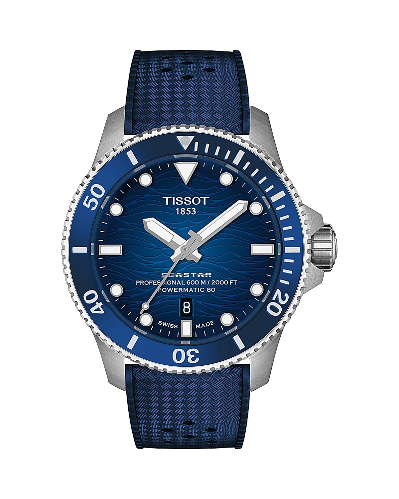 Tissot Seastar 2000 Professional Powermatic 80 Watch, 44mm