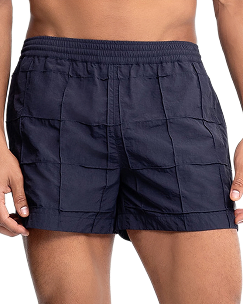Auto-reply Grid Pintuck Sebastian 4 Swim Trunks