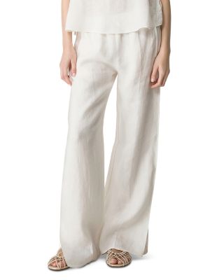  Linen Wide Leg Pants 