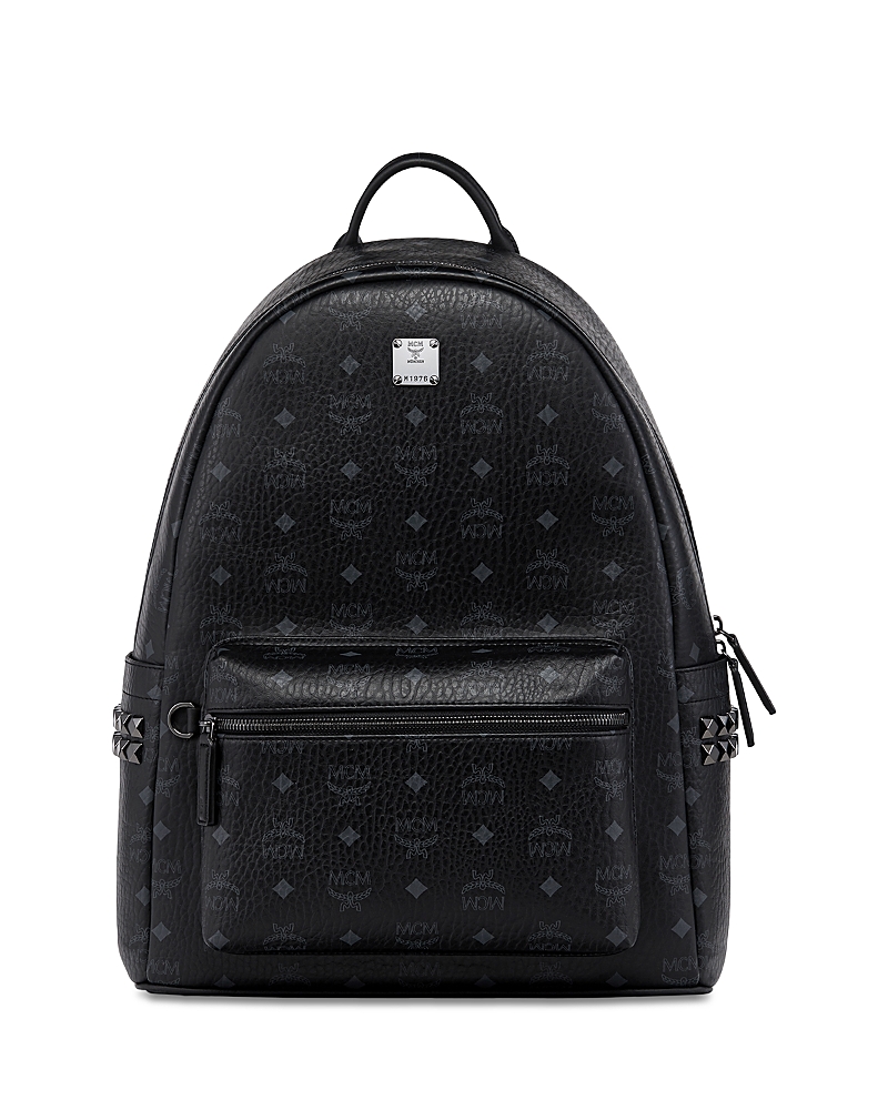 Mcm Stark Vi Logo Pattern Backpack