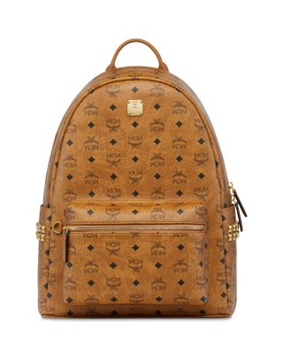 Mcm Stark Vi Logo Pattern Backpack