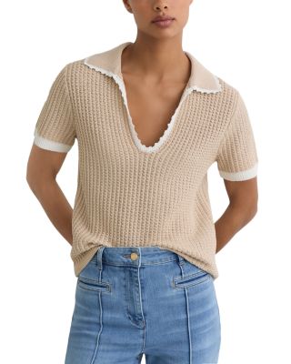 Ottilie Cotton Linen Knit Top