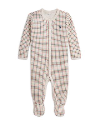 Boys' Tattersall Cotton Footie - Baby