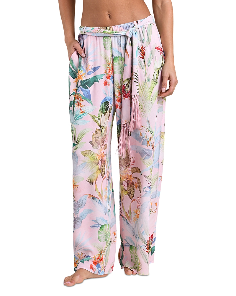 L'Agence Geraldine Colorful Palm Cover-Up Pants