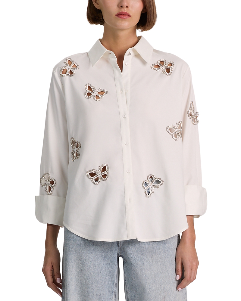 Alice and Olivia Finely Embellished Shirt