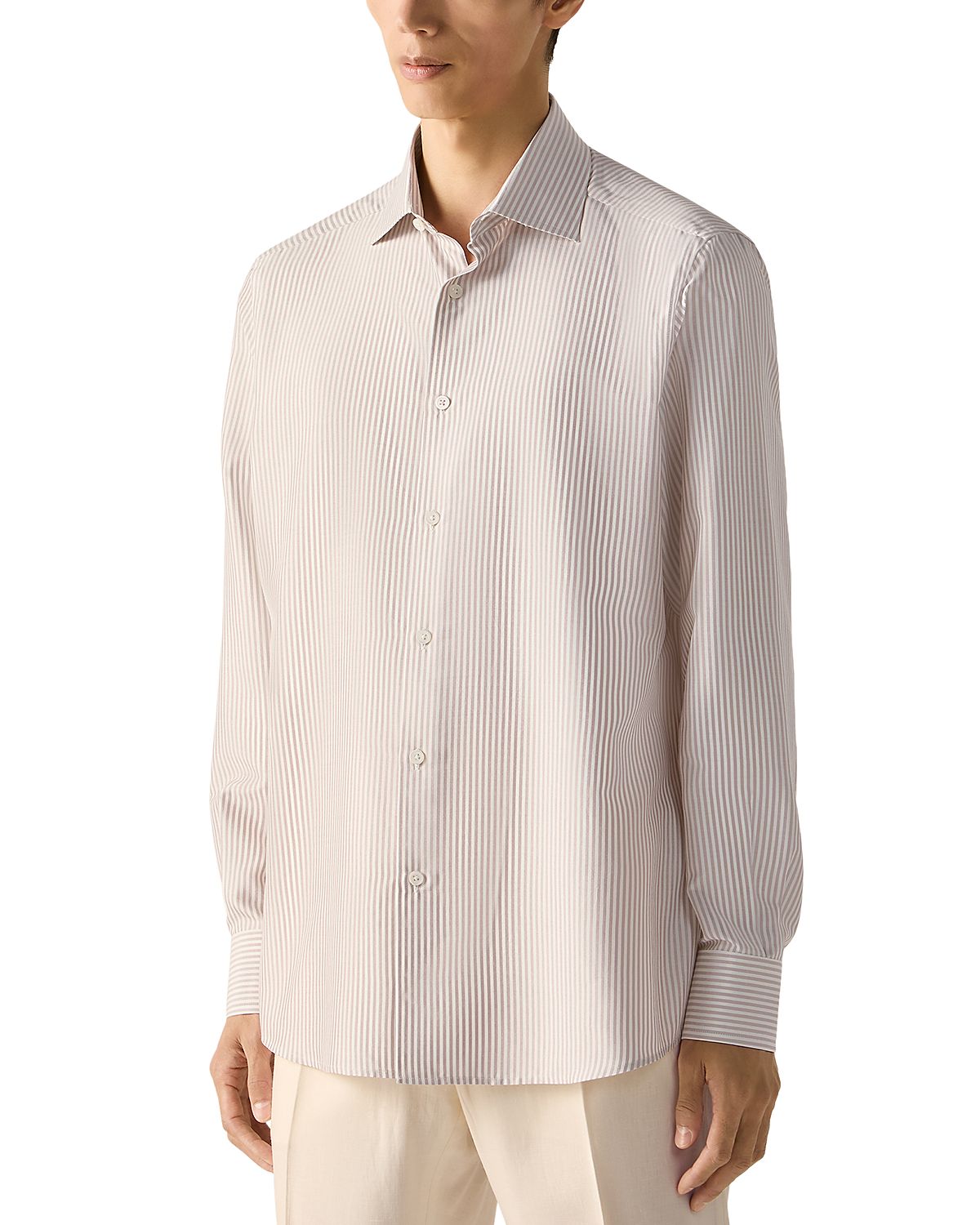 Zegna Silk Dress Shirt