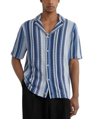 Fleet Stripe Crochet Shirt