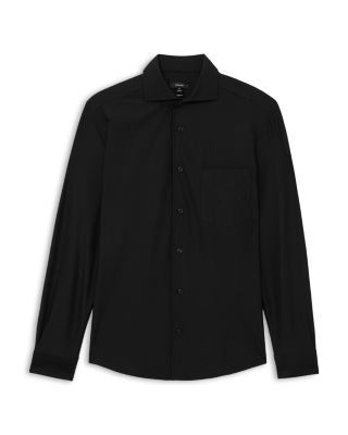 white house black market black and white floral dress Wilkes & Riley Solid Spread Collar Dress Shirt Classic Fit Black F9999 / 15 / 32/33 main image 1