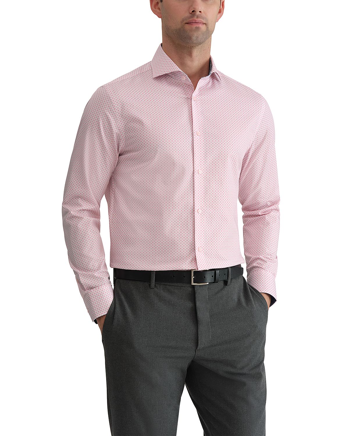Ted Baker Nantucket Slim Fit Premium Stretch Medallion Dress Shirt