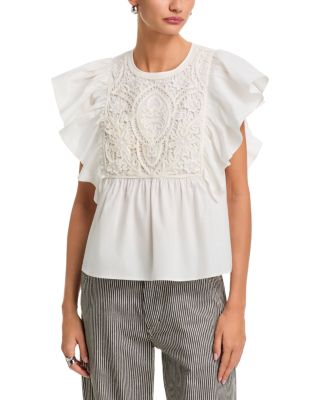 Lace Embroidered Top
