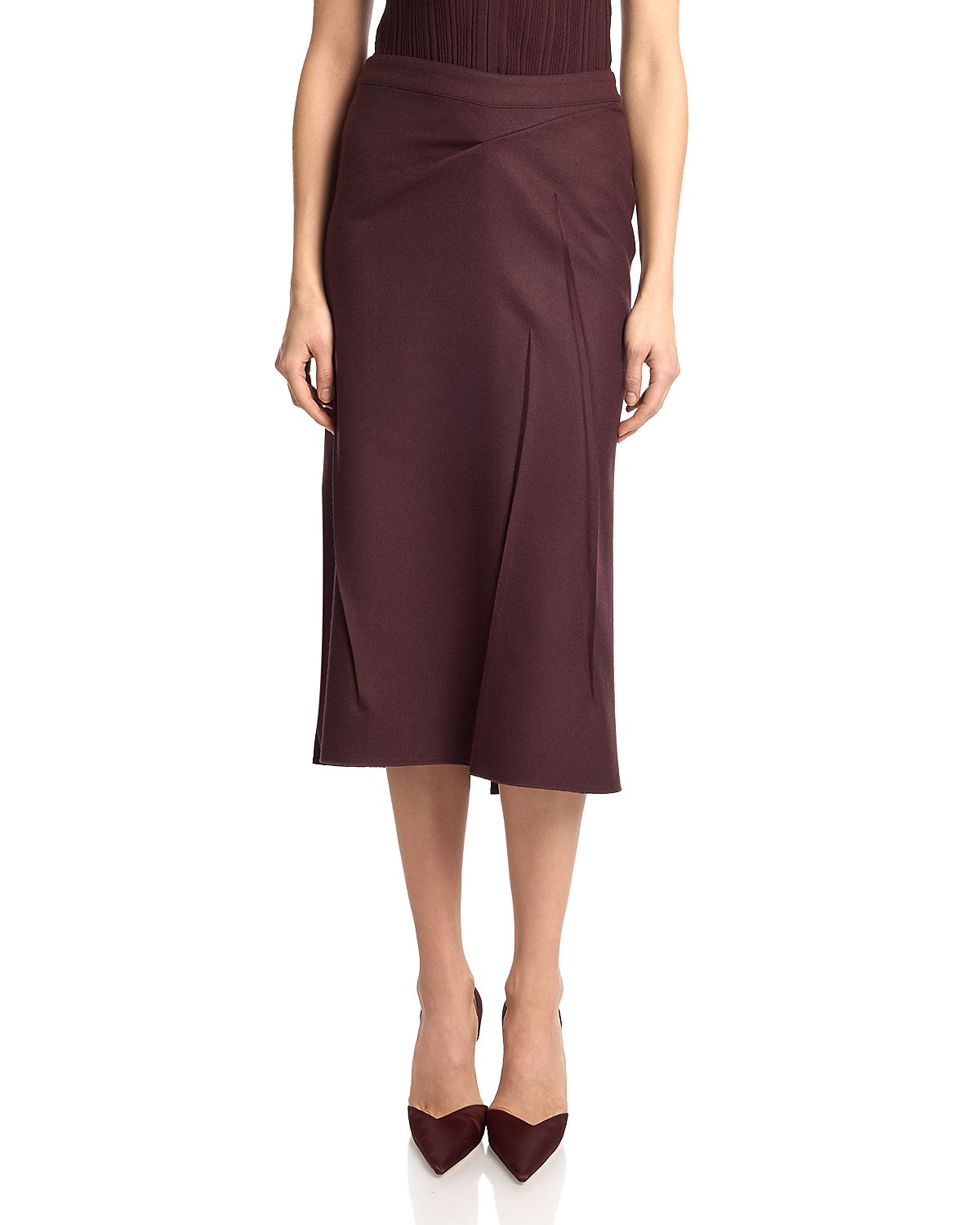 Victoria Beckham Pressed Tailored Skirt