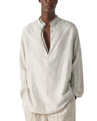 Striped Silk Shirt