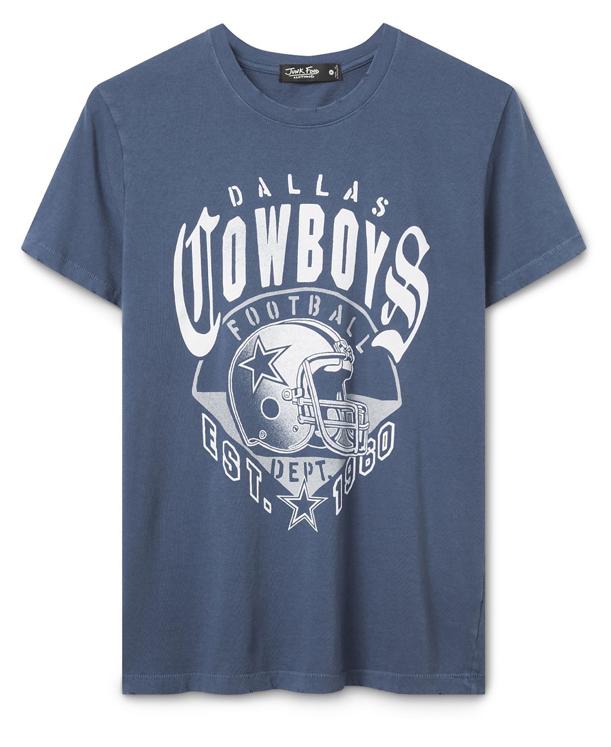 Junk Food Clothing Women's Dallas Cowboys Gridiron Vintage Tee