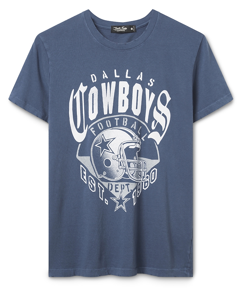 Junk Food Clothing Women's Dallas Cowboys Gridiron Vintage Tee
