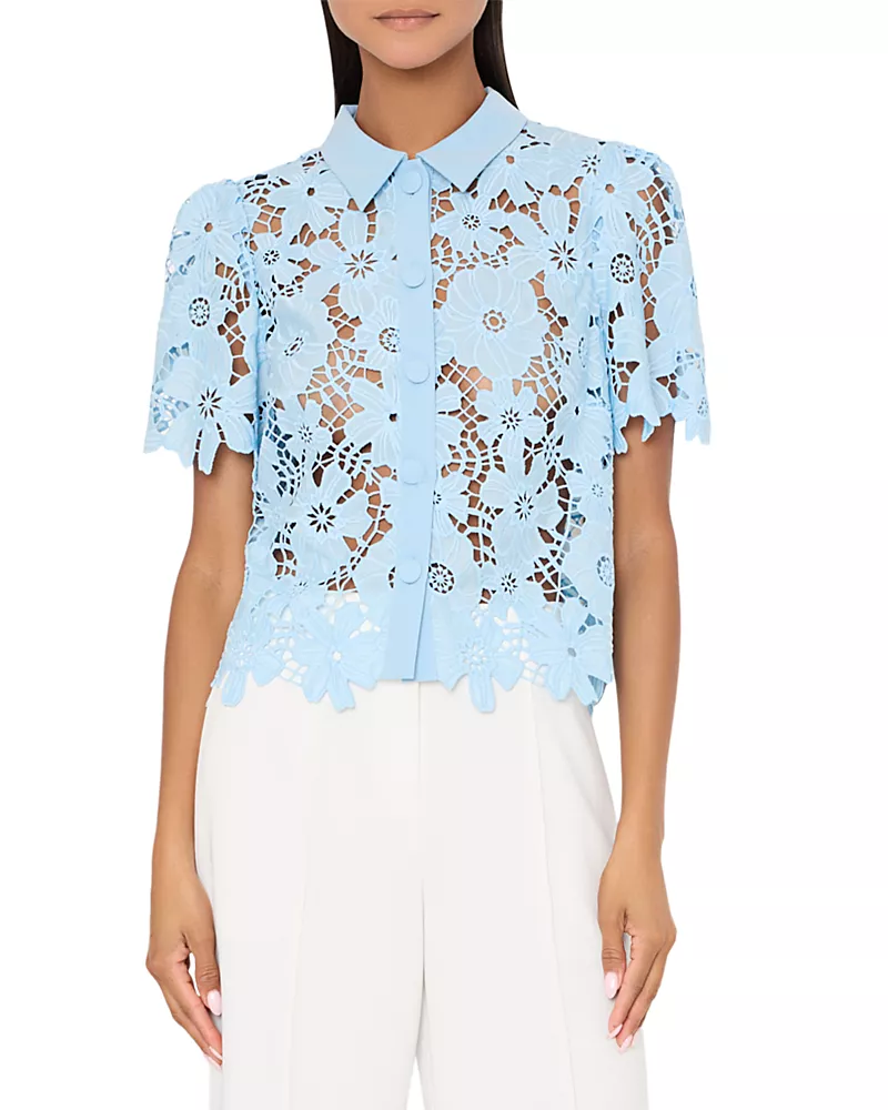 Milly Addison Roja Lace Top