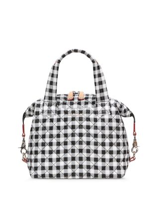 Sutton Small Gingham Print Crossbody Bag