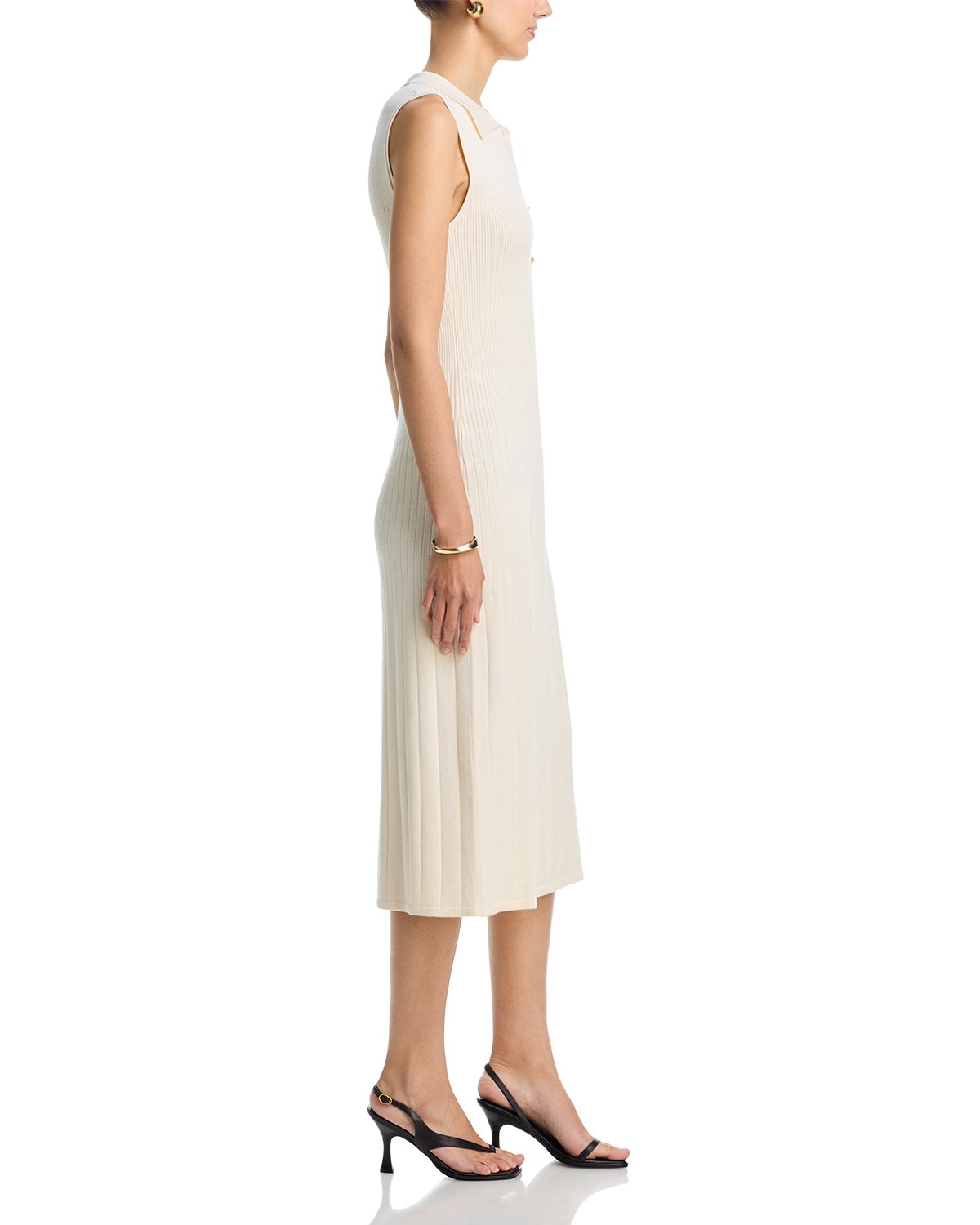 Variegated Rib Midi Dress