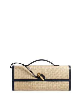 Andiamo Raffia Clutch