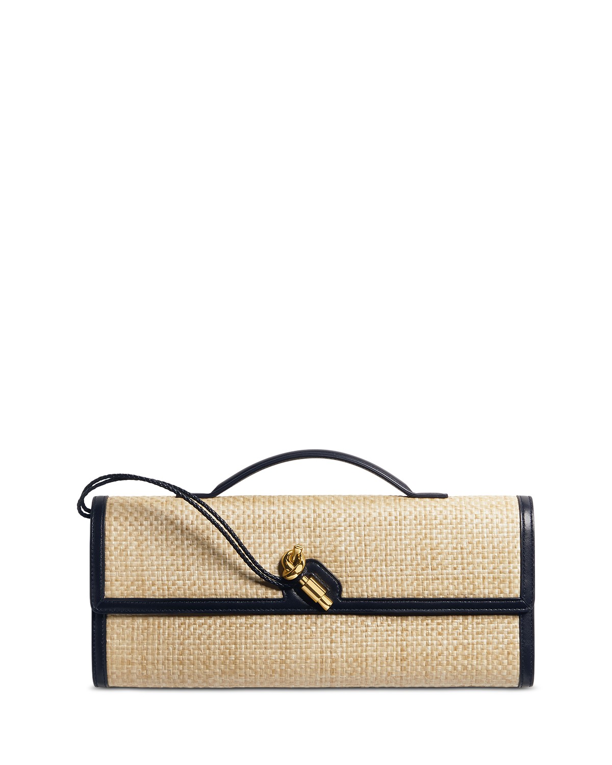 Andiamo Raffia Clutch
