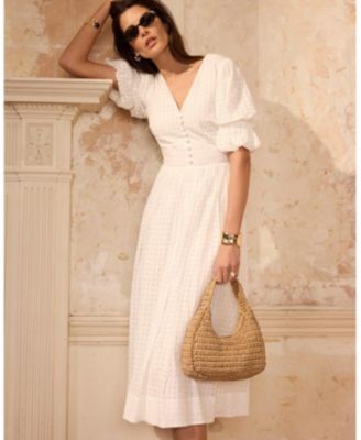 vintage winter dresses Plaid Wool Dress  Vintage Long Sleeve Winter Midi