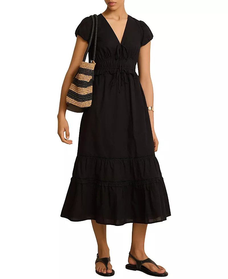 Mint Velvet Women's Cotton Midi Dress