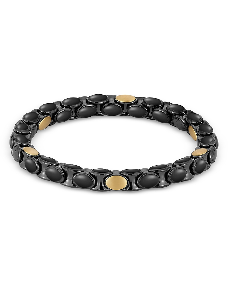 Demeglio 18K Yellow Gold & Ceramic Anacondino Bracelet