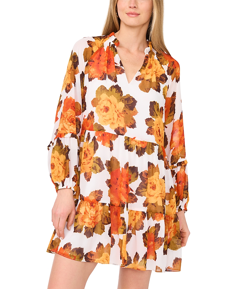 1.state Long Sleeve Babydoll Dress